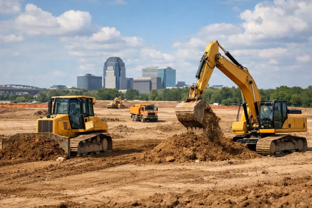 Commercial Site Preparation in Shreveport
